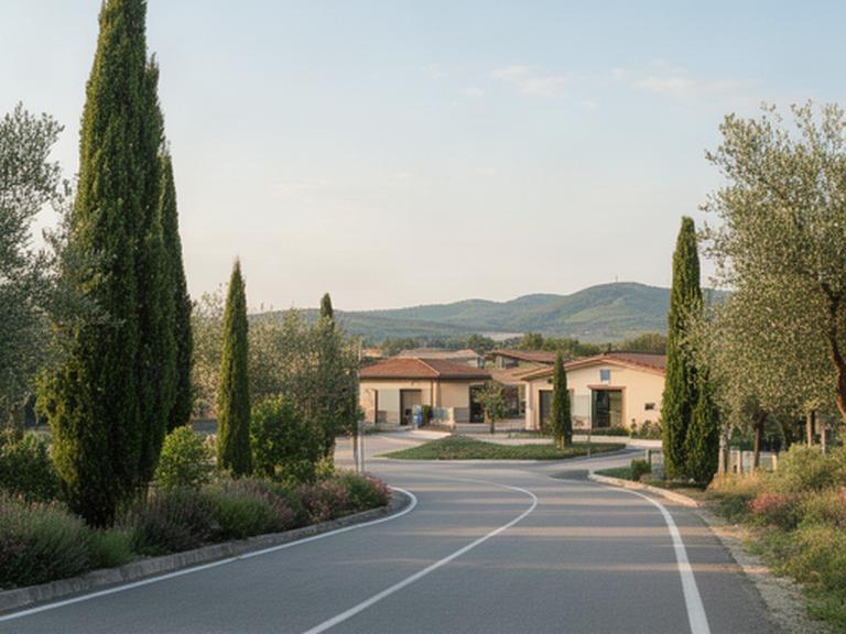 Strada di accesso nell